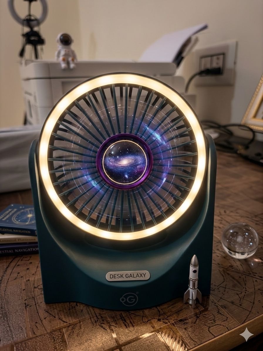 Desk Galaxy LED Fan Light
