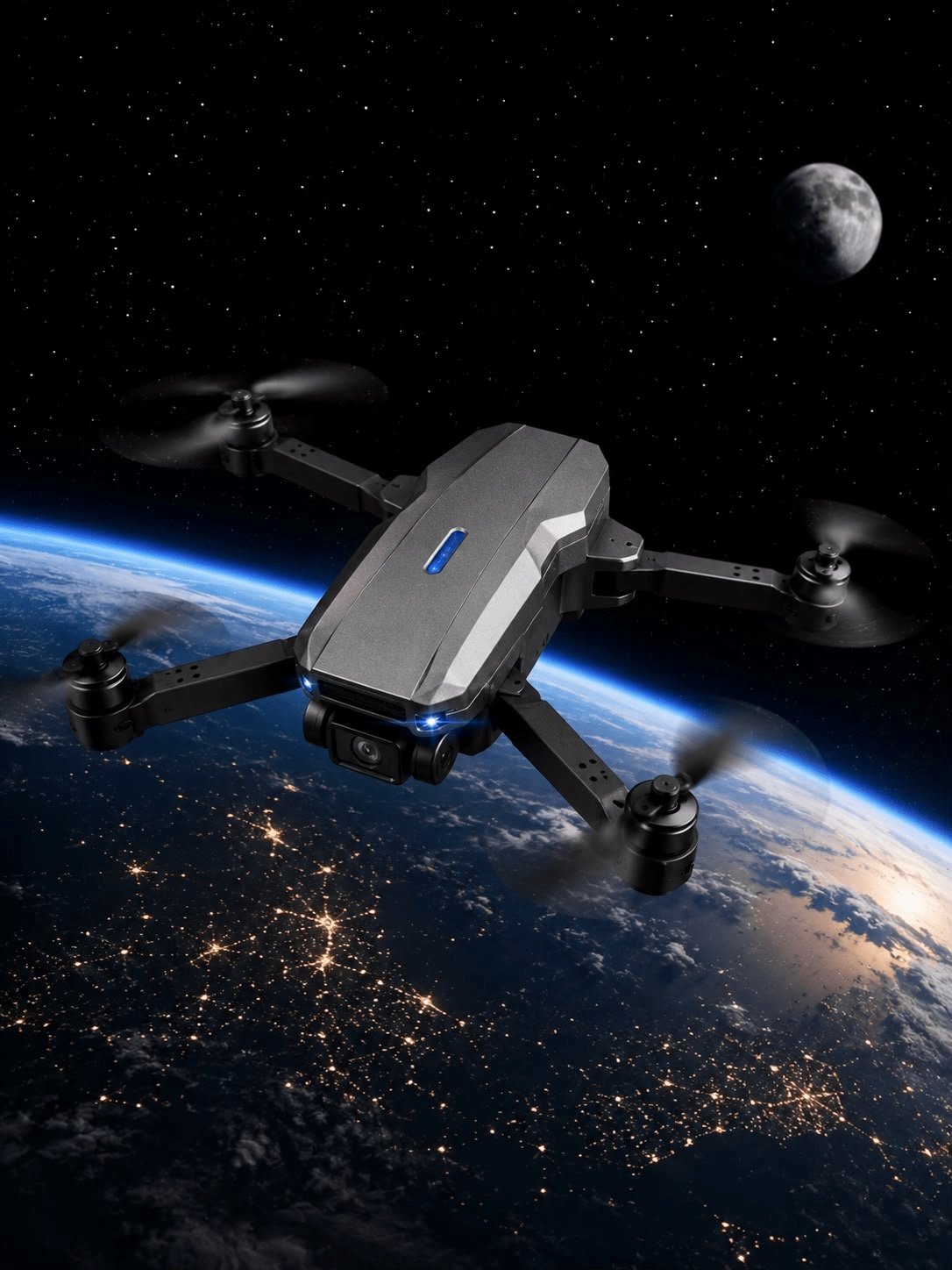 Space-Themed Camera Drone